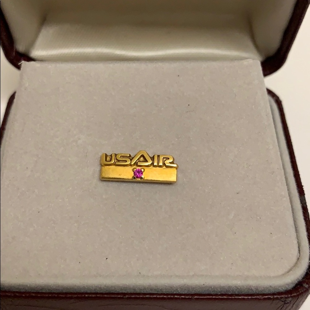 US Air 25 years of service pin